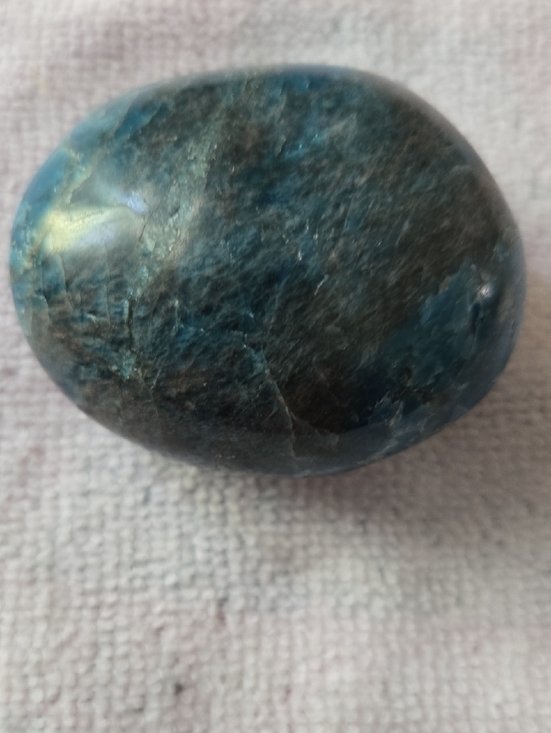 Other - Blue Apatite Polished Tumbled Stone